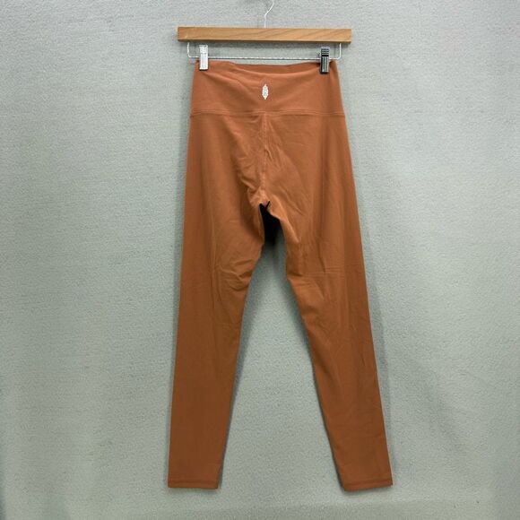 NWT Free People Movement Womens Brown Good Karma High Waisted Leggings Small - Picture 2 of 6